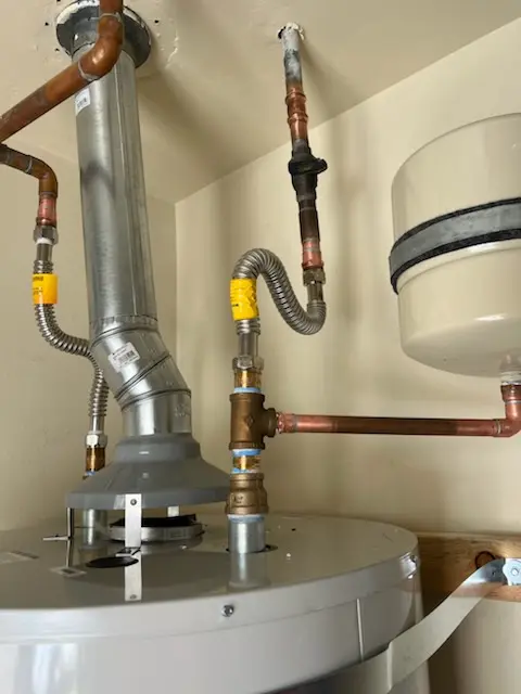 Water heater installation and plumbing repair in Long Lake